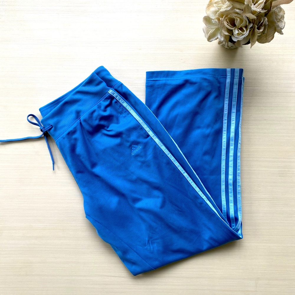 Adidas Essentials 3-Stripe Pants in Blue